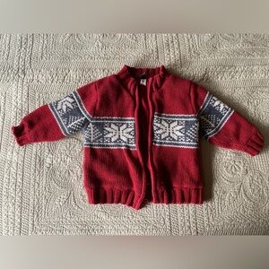 GAP Toddler Wool Blend zip Up Sweater 18-24 month